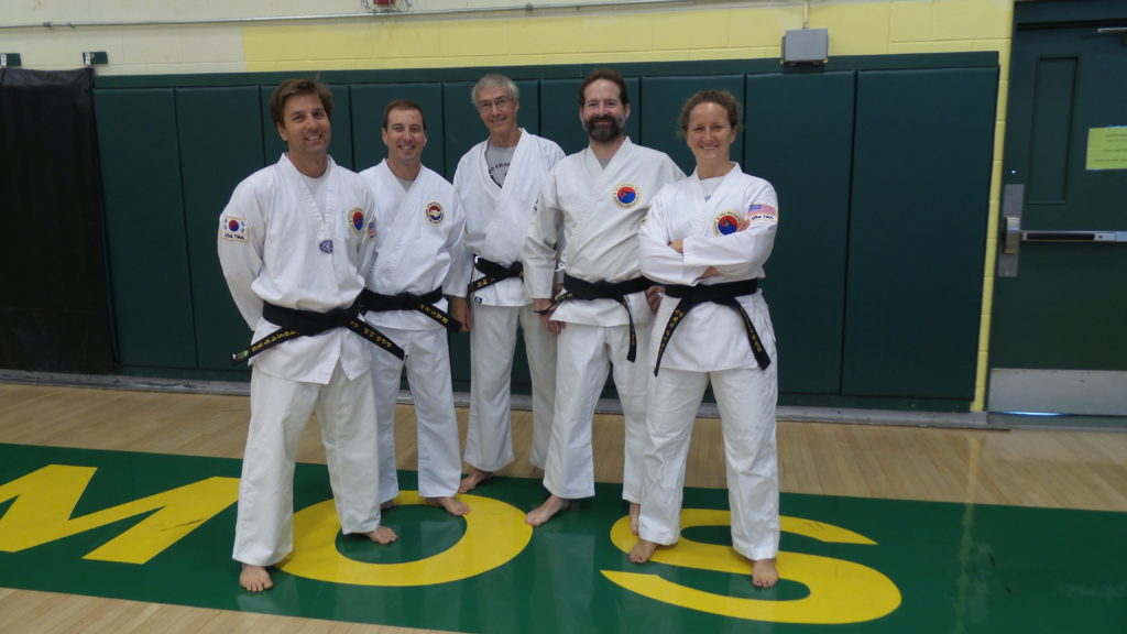 Instructors at a promotion test (2015)